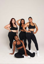 Load image into Gallery viewer, Black two piece