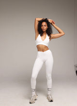 Load image into Gallery viewer, Bare V Cut Sports Bra (Milk)